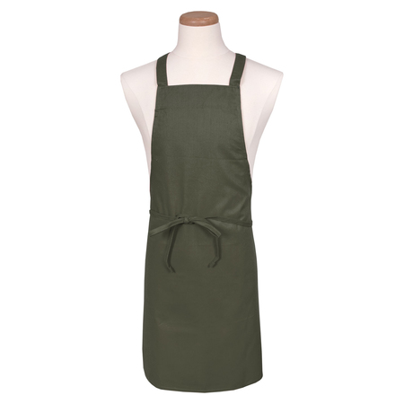 CHEF REVIVAL Chef 24/7Utility Bib Apron - Hunter Green 601NP-HG